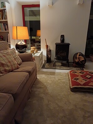 Na sala de estar