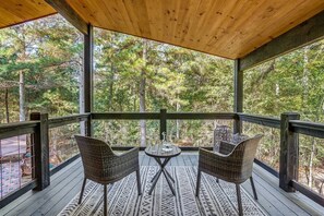 Upstairs Deck off Master - Perfect for morning coffee