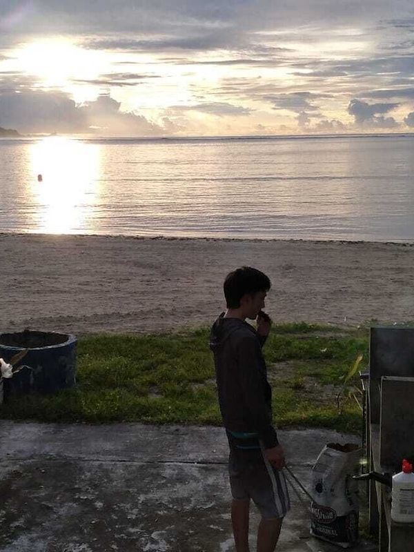 OUTDOOR BBQ GRILL OCEAN VIEW