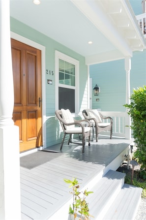 Private Front Porch with Island Views
