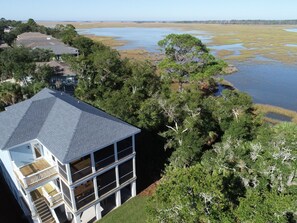 back of house marsh views