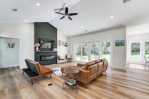 Living Room | 2 Twin Sleeper Sofas | Fireplace