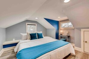 second king bed in loft