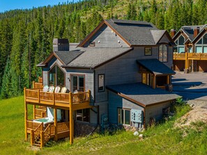 Back Deck with Ski Chairs & Hot Tub 