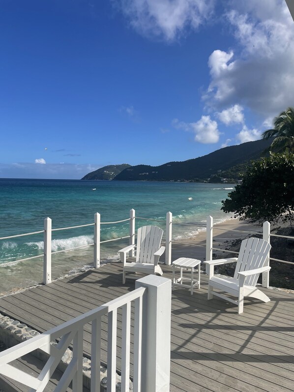 Beach side deck 