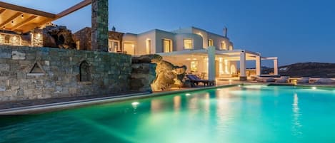 Gorgeous Mykonos Villa | 12 Bedrooms | Villa Nova Light | Private Pool & Panoramic Sea Views | Elia