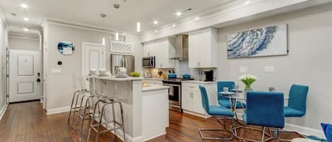 Luxury Kitchen with Additional Bar Seating