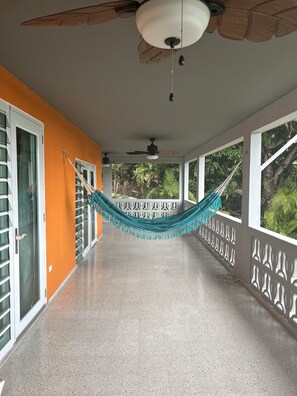 HAMMOCKS ARE THE PERFECT TO LOOK AT THE BEAUTIFUL VIEWS,  WE HAVE 2 ON VERANDA