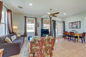 Living Room | Main Floor | Smart TV | Ceiling Fans