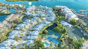 Aerial view of community.