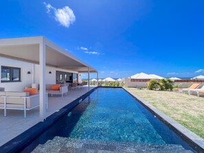 Modern Villa & Black Pool