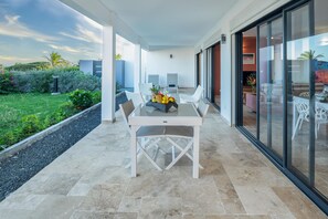 Bright Terrace of a Contemporary House