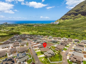 You'll be minutes from Makaha Beach, with ocean glimpses from your backyard!
