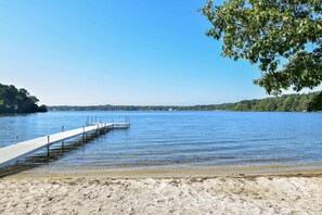 The Dock is privately owned by neighbors an not available to guests