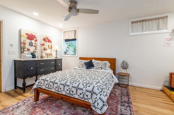 This luxurious thuma brand bed is a perfect place to rest while you explore all that our area has to offer!