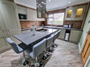 Super spacious cooking area, perfect for the family