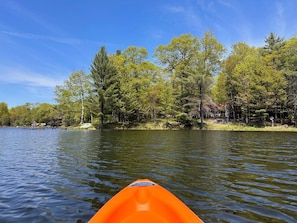 Kayaking on Camp Twenty One Lake