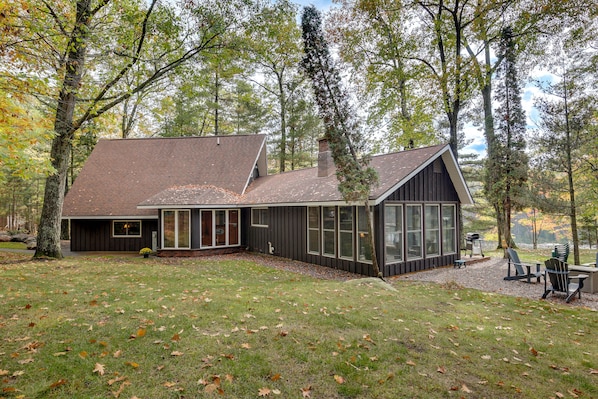 Large yard area