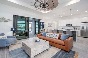 Open Living Kitchen and Dining Area