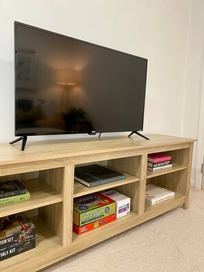 Smart TV, games and books
