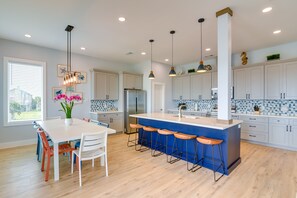 Dining Area | Multi-Level Beach House