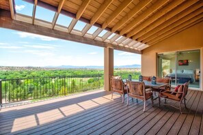 Patio deck above Page Springs