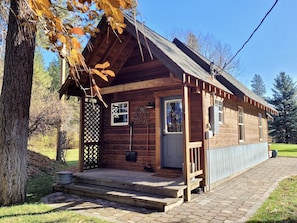 Back of the cabin.