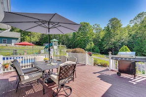 Furnished Deck | Outdoor Dining | Gas Grill | Private Pool | Swingset