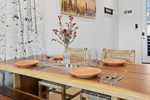 Dining Table and Aspen Wall