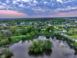 The massive and beautiful Washington Park- a few blocks from the front door! 