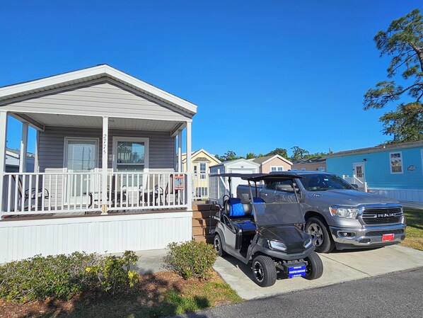 Golf Carts use with House
7 nights or more @ $5/nt 
Less than 7 nights @ $10/nt
