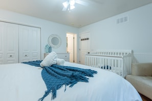 Spacious primary bedroom