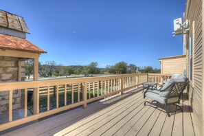 Comfy chairs to take in the beautiful day.