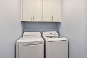 Never underestimate the convenience of a washer & dryer in your unit.