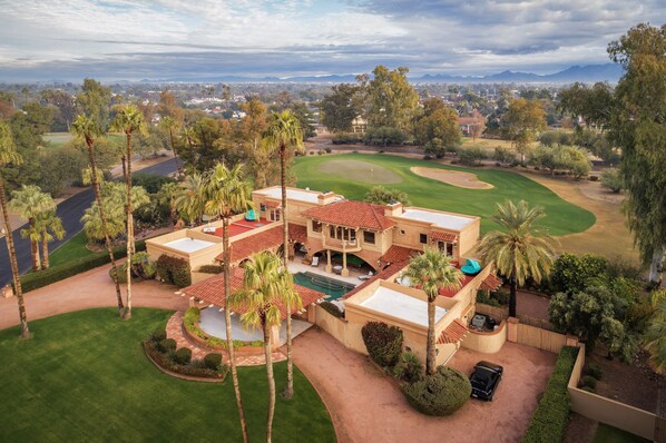 Aerial with Golf Course