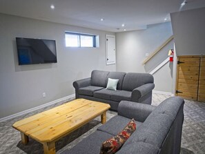 Lower level sitting area