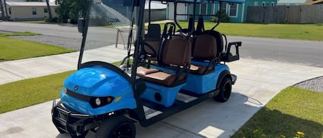 INCLUDED golf cart through 2025 rental season!