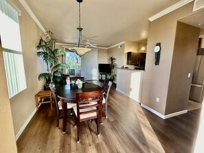 Dining room looking towards the kitchen