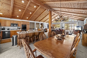 Indoors, Hardwood, Furniture, Table, Dining Table