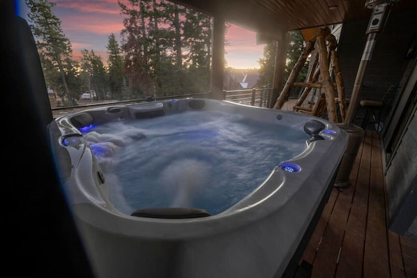 Bain à remous extérieur