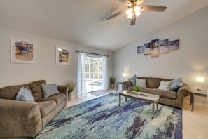 Living Room | Main Floor | Smart TV | Ceiling Fans