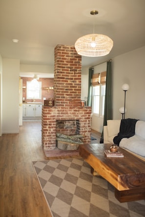 Historic fireplace