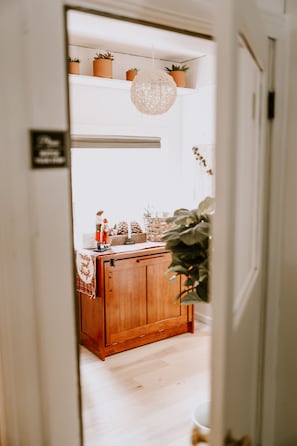 Office that had the Murphy cabinet that folds out into a twin bed