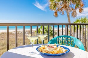 Enjoy breathtaking views of the Gulf of Mexico from your balcony.