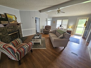 Living room from playroom.