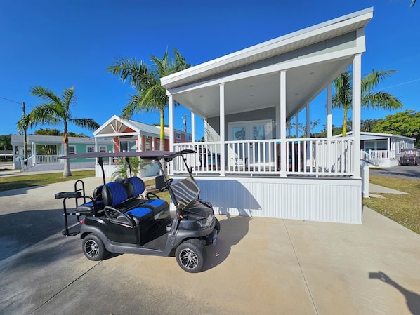 Golf Carts use with House
7 nights or more @ $5/nt
Less than 7 nights @ $10/nt