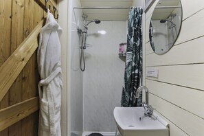 Shower room with a walk-in shower
