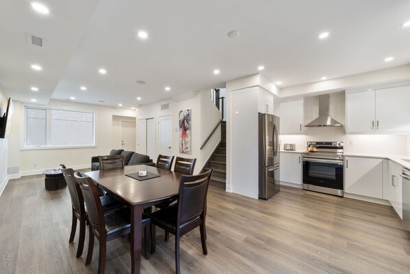 The first of two floors