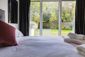 Bedroom and garden view