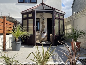 Patio area leading from the conservatory